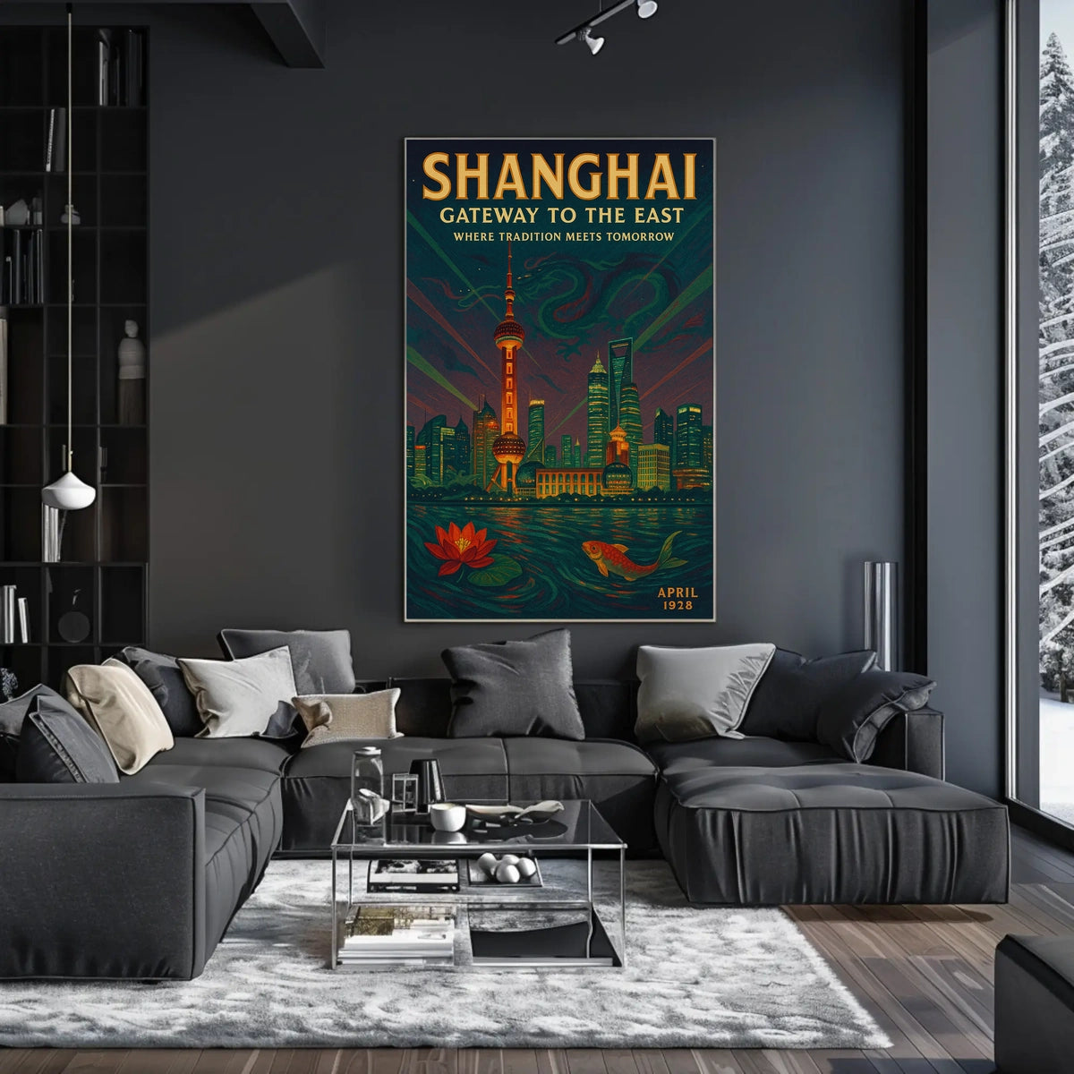 Shanghai Gateway to the East Poster