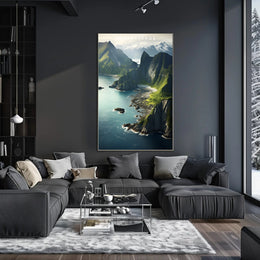 Kenai Fjords Majestic Travel Poster Wall Art