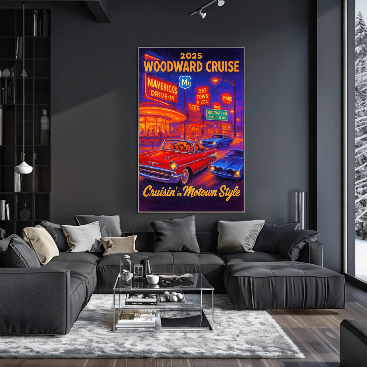 2025 Woodward Cruise Poster