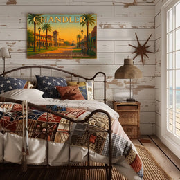 Chandler Travel Poster with Historic Charm