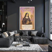 Blessed Adeline Patron of Benedictine Abbesses Poster