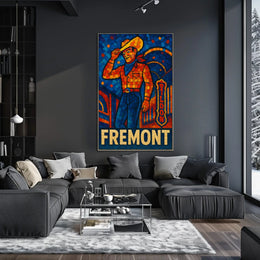 Fremont Cowboy Poster