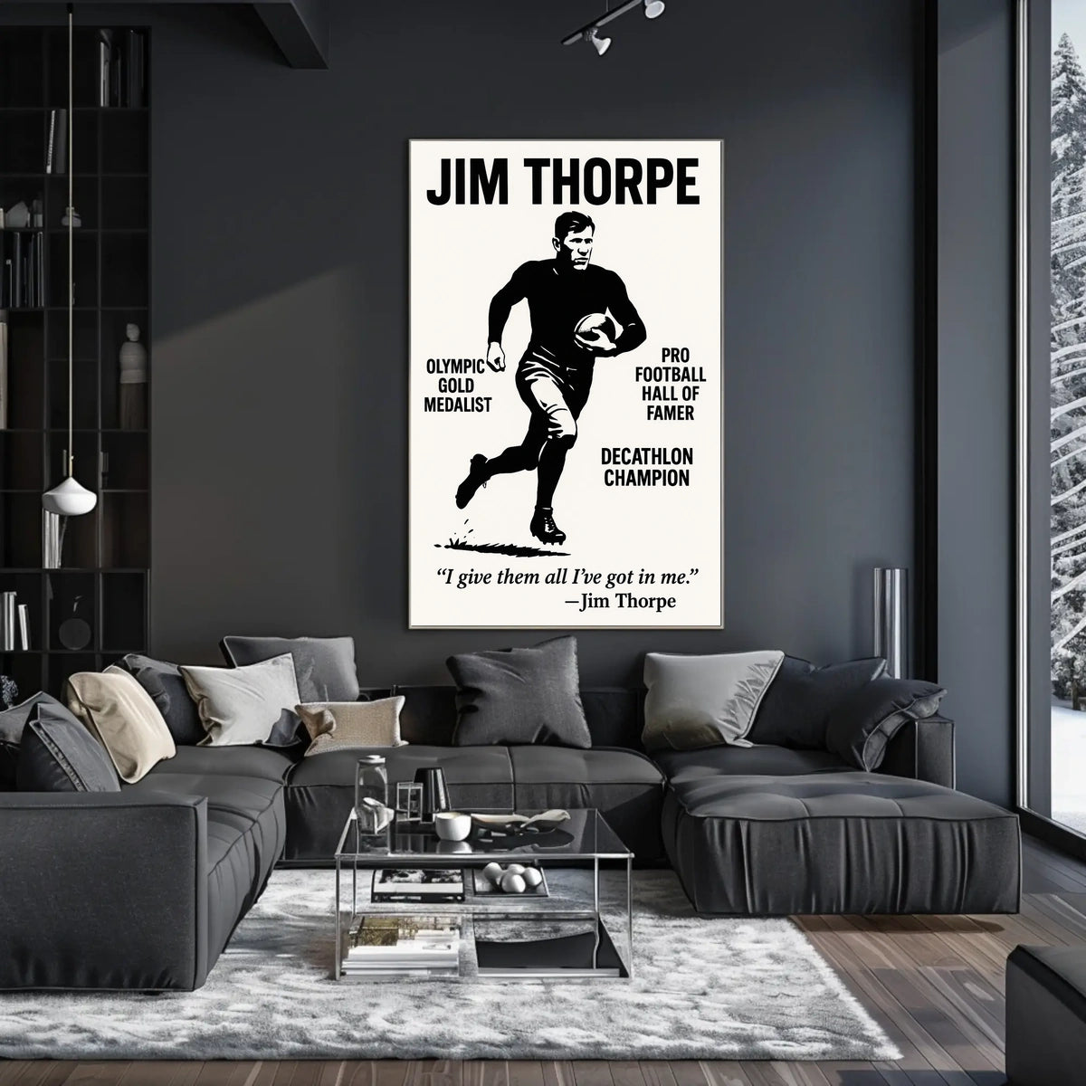 Jim Thorpe Poster Celebrating Thorpe Legacy and Heritage
