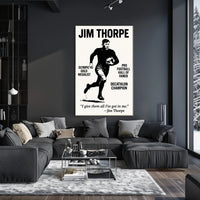 Jim Thorpe Poster Celebrating Thorpe Legacy and Heritage