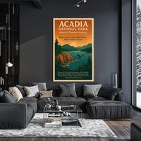 Acadia National Park Scenic Adventure National Park Poster