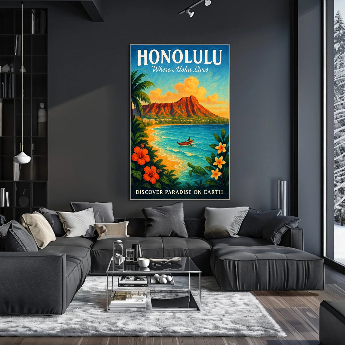 Discover Paradise in Honolulu Poster