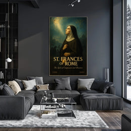 St. Frances of Rome The Spirit of Compassion and Devotion Poster
