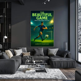 The Beautiful Game Soccer Sports Poster PosterGoat