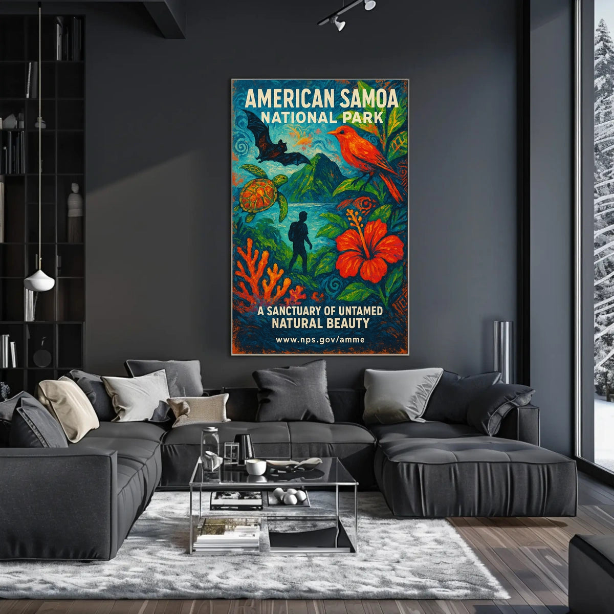 American Samoa Sanctuary National Park Poster