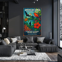American Samoa Sanctuary National Park Poster