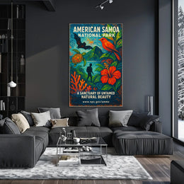 American Samoa Sanctuary National Park Poster