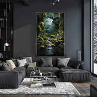 Enchanting Forest Fantasy Art National Park Poster