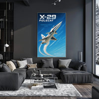X-29 Polecat Poster PosterGoat