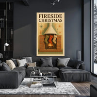Fireside Christmas Poster