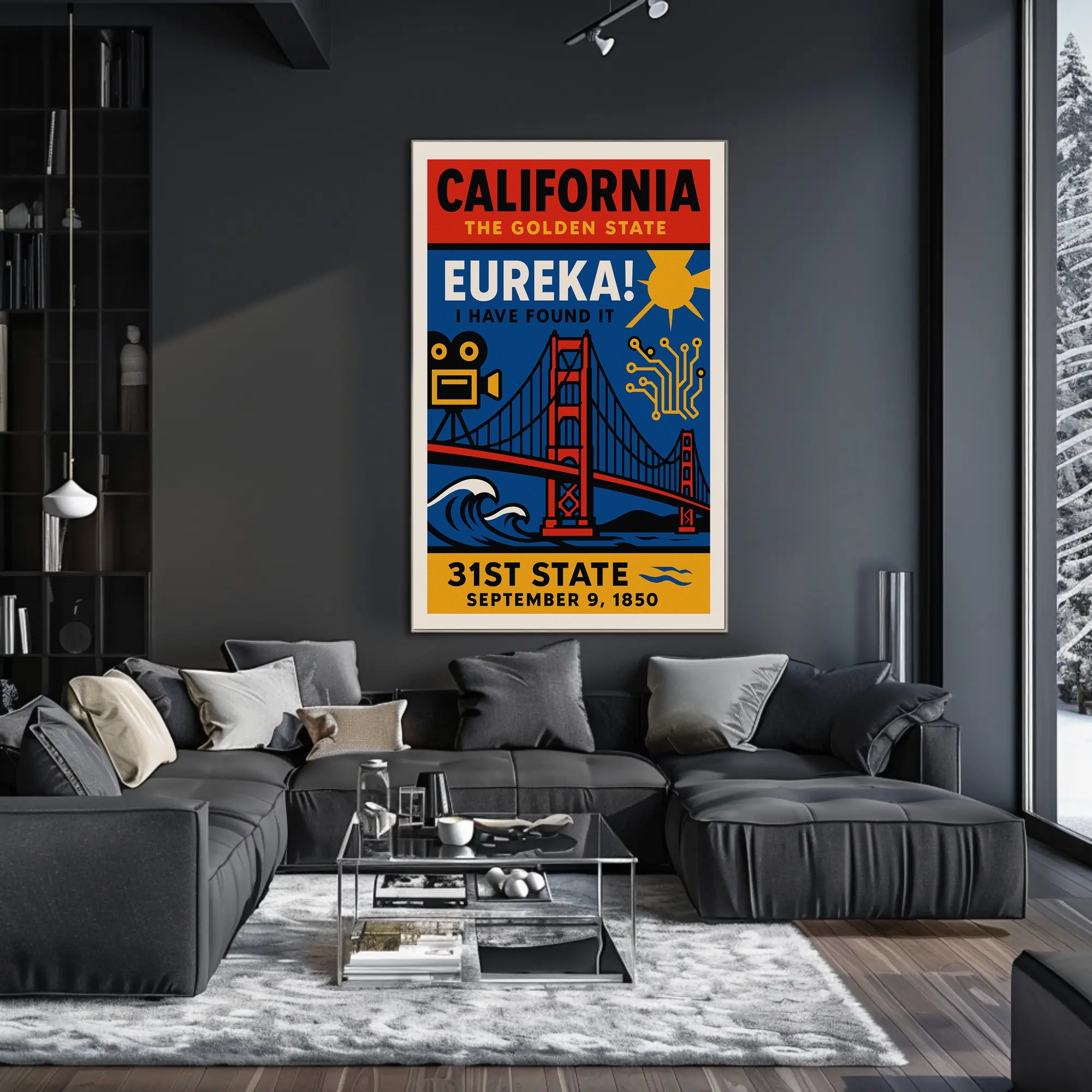California's Iconic Diversity: Cultural or Heritage Poster