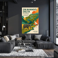 Okavango Delta  A Sanctuary of Nature Poster PosterGoat