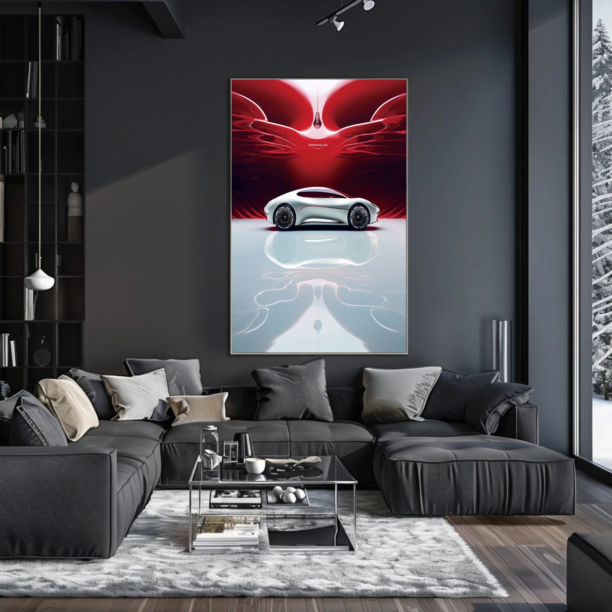 Futuristic Elegance Poster