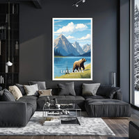 Lake Clark National Park Scenic Poster Print