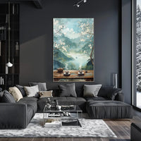 Vintage Silhouette Art Deco Style Poster