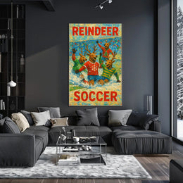 Reindeer Soccer Extravaganza Poster