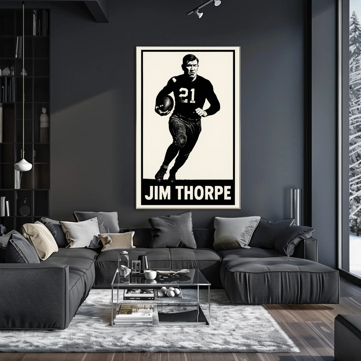 Jim Thorpe Legendary Athlete Poster