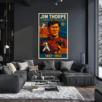 Jim Thorpe A Legacy Of Excellence Poster 18x24 Wall Art