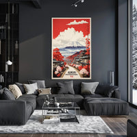 Traditional Aomori Scene Japanese Travel Poster