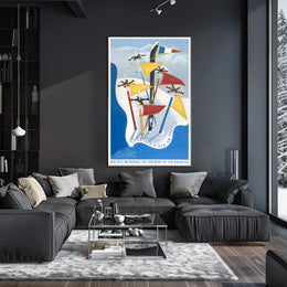 Winter Sports In France Poster
