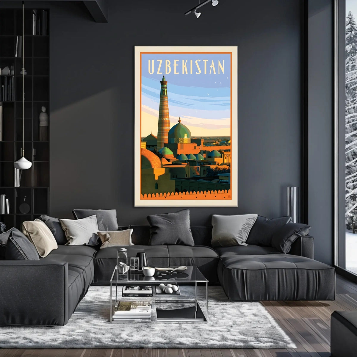 Uzbekistan Travel Poster