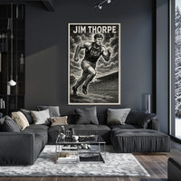 Jim Thorpe Legendary Athlete Poster