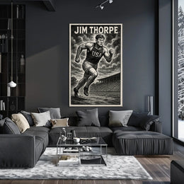 Jim Thorpe Legendary Athlete Poster
