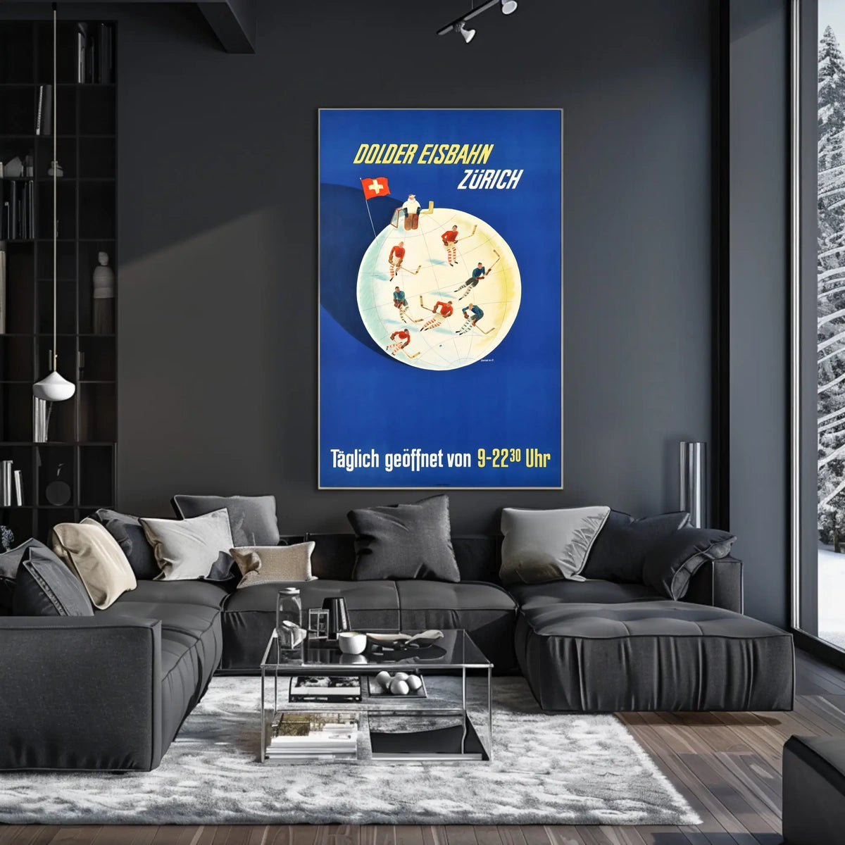 Dolder Eisbaan Zürich Poster