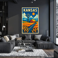 Kansas Countryside Poster