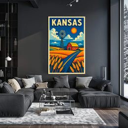 Kansas Countryside Poster