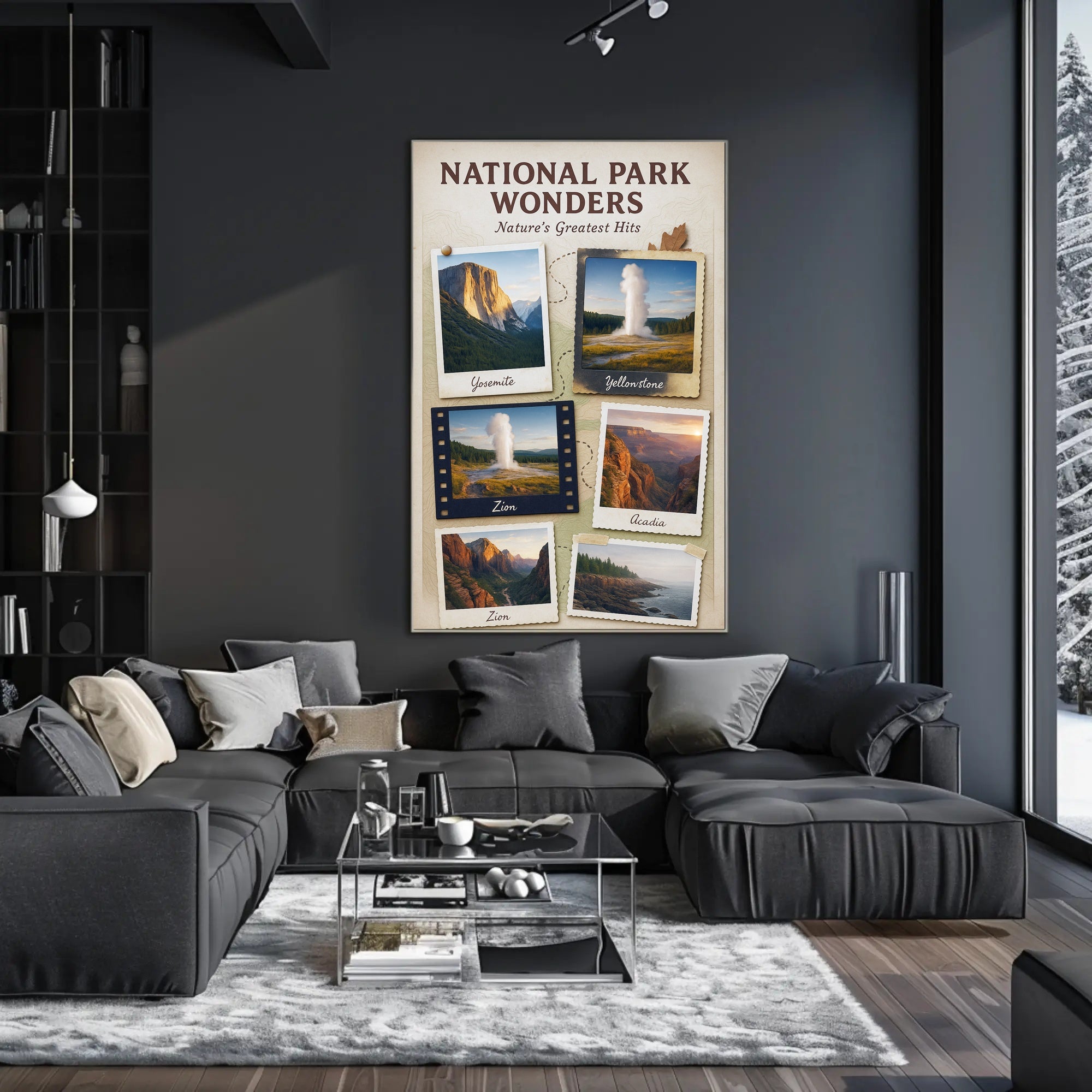 National Park Wonders Poster PosterGoat