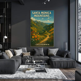 Santa Monica Mountains Poster