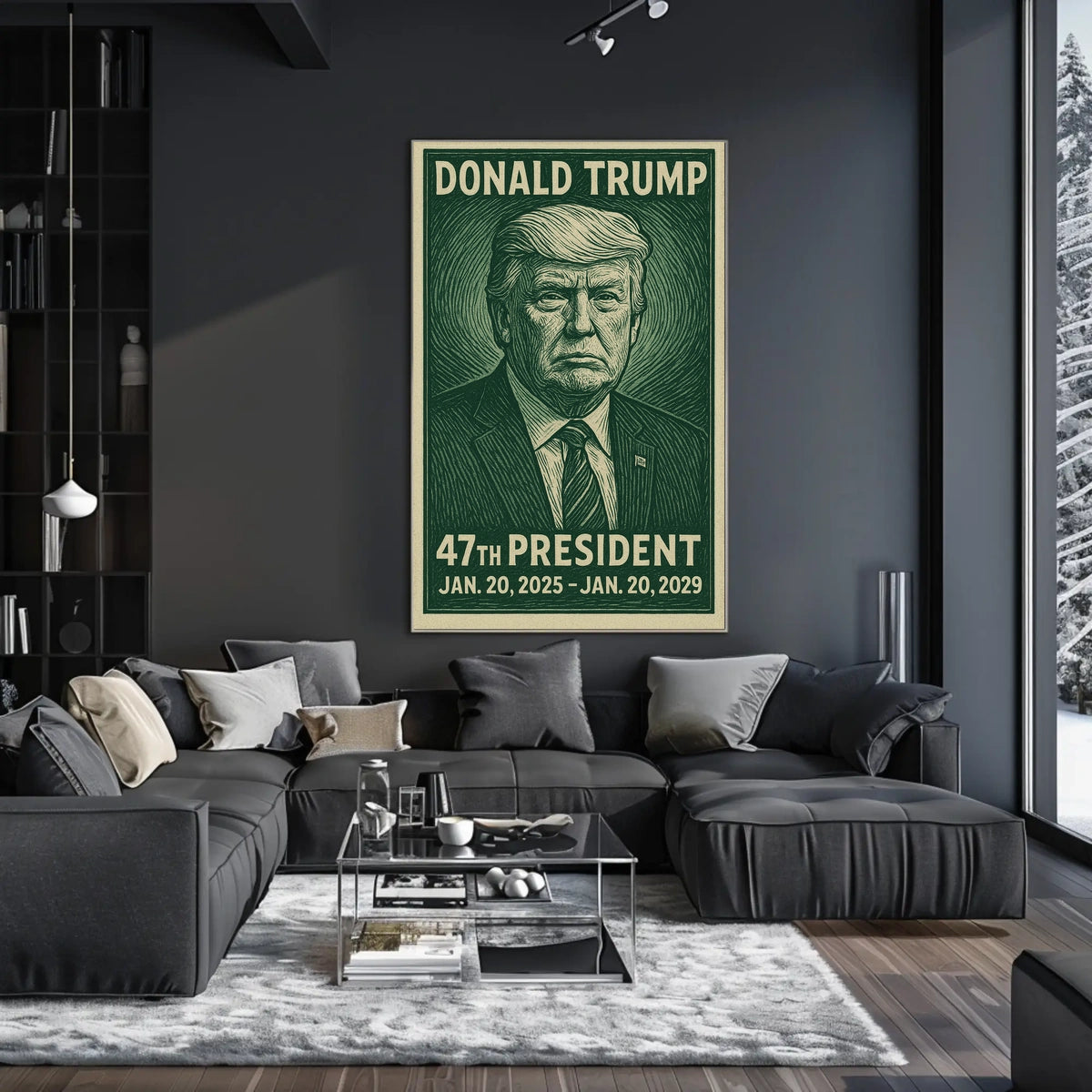 Donald Trump 47th President Poster