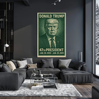 Donald Trump 47th President Poster