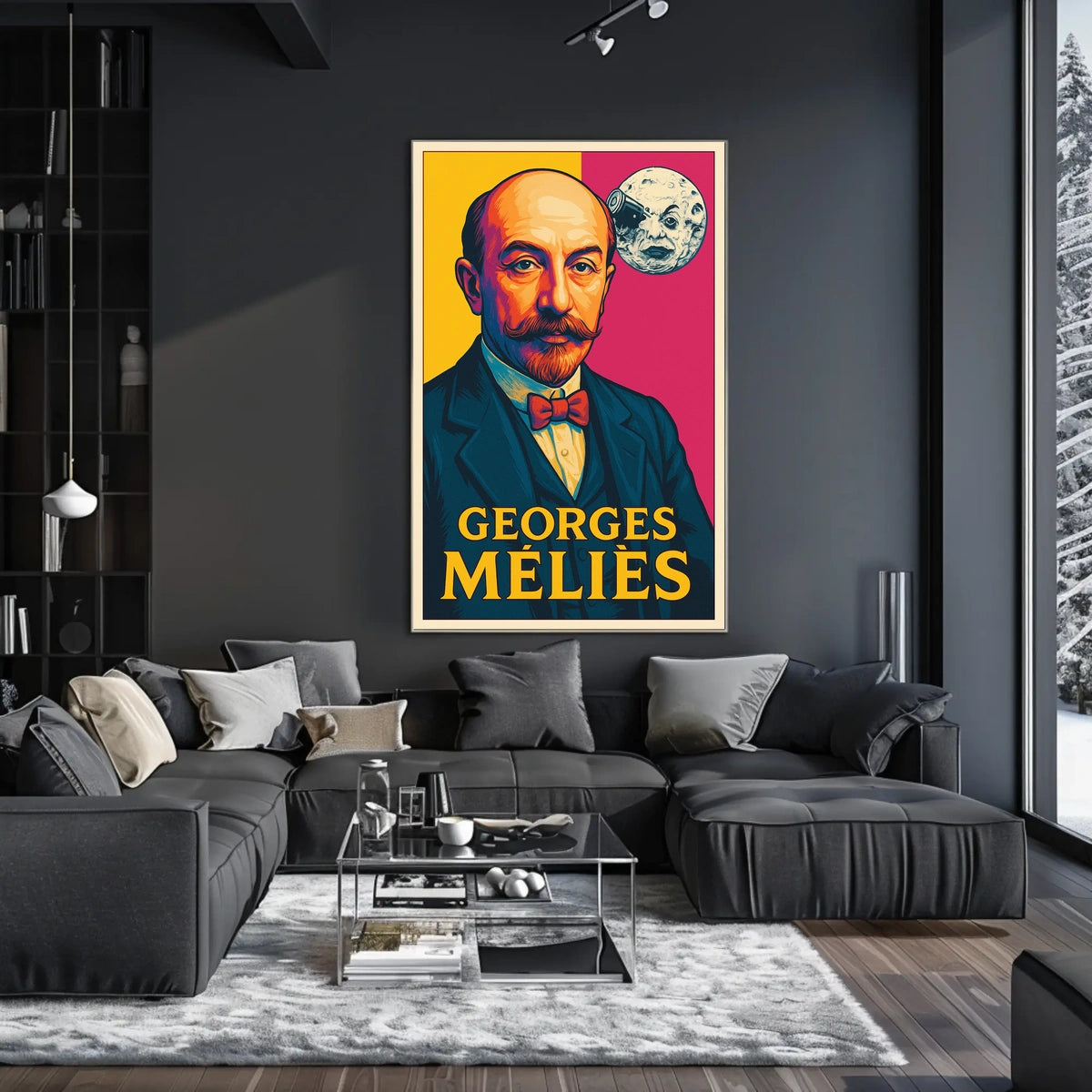 Georges Méliès Cinematic Pioneer Poster