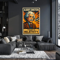 Albert Einstein Theory Of Relativity Poster