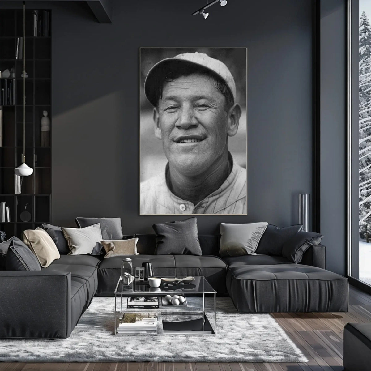Vintage Baseball Legend Poster