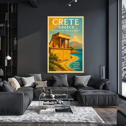 Discover Crete, Greece Poster