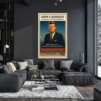 JFK Legacy Vintage Patriotic Poster for Inspiration