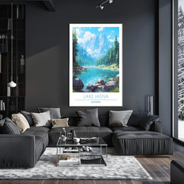 Serene Beauty of Lake Jasna Poster