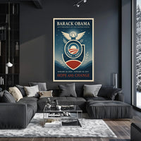 Barack Obama Hope-Inspired Art Print Historical or Presidential Poster
