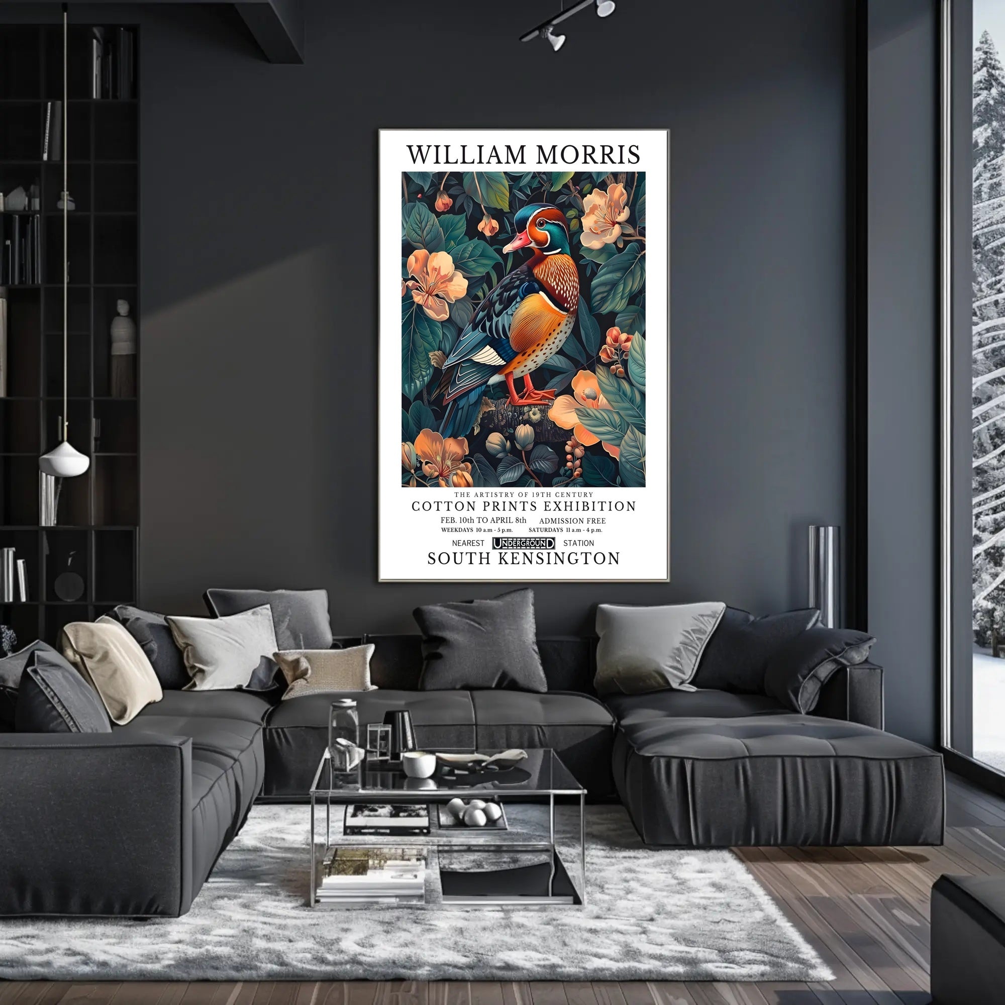 The Artistry of Cotton Prints Exhibition Cultural Poster