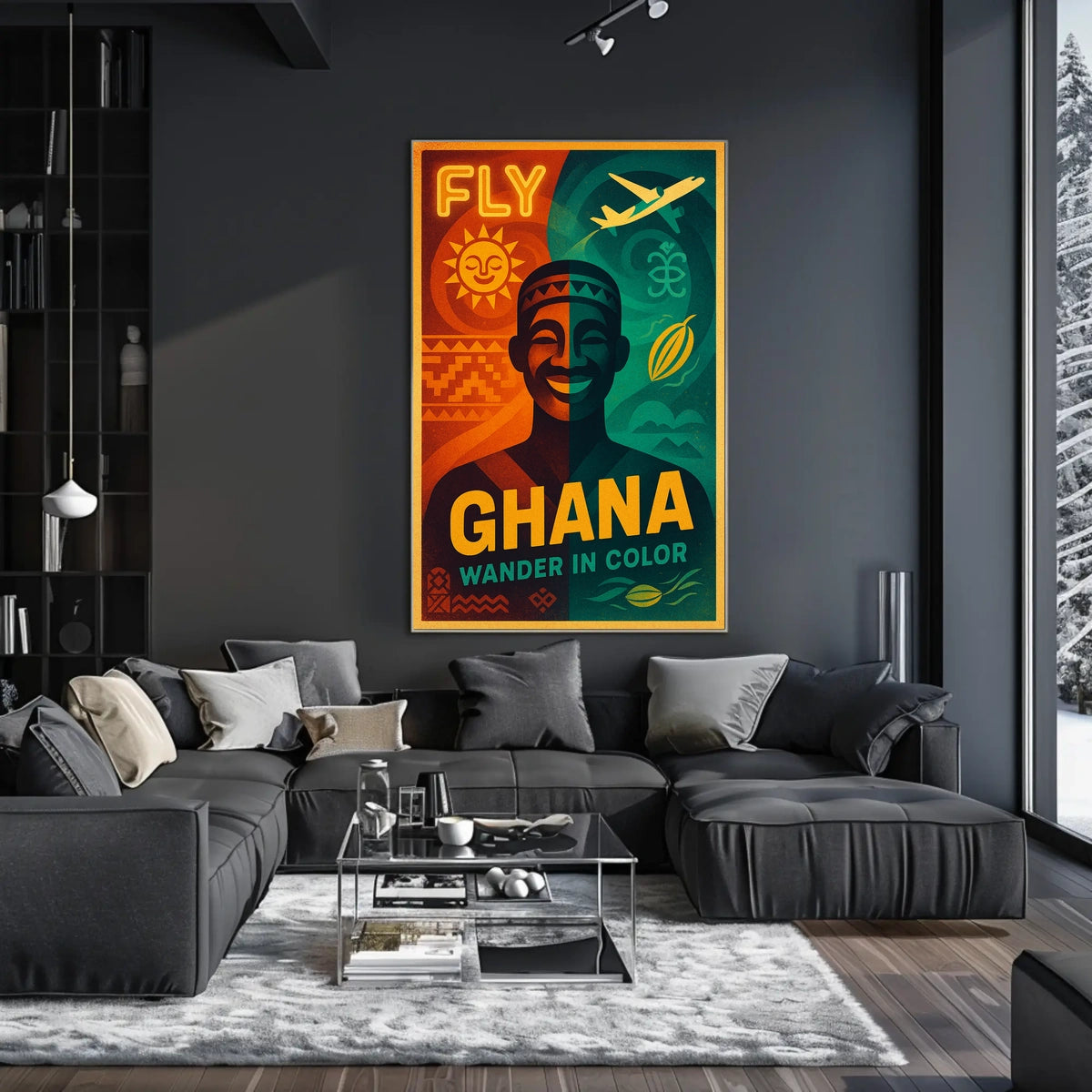 Fly Ghana Wander In Color Poster