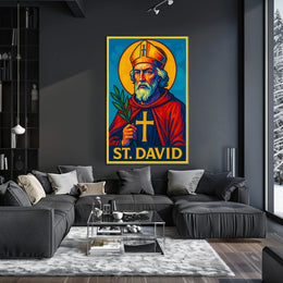 St. David Iconography Poster