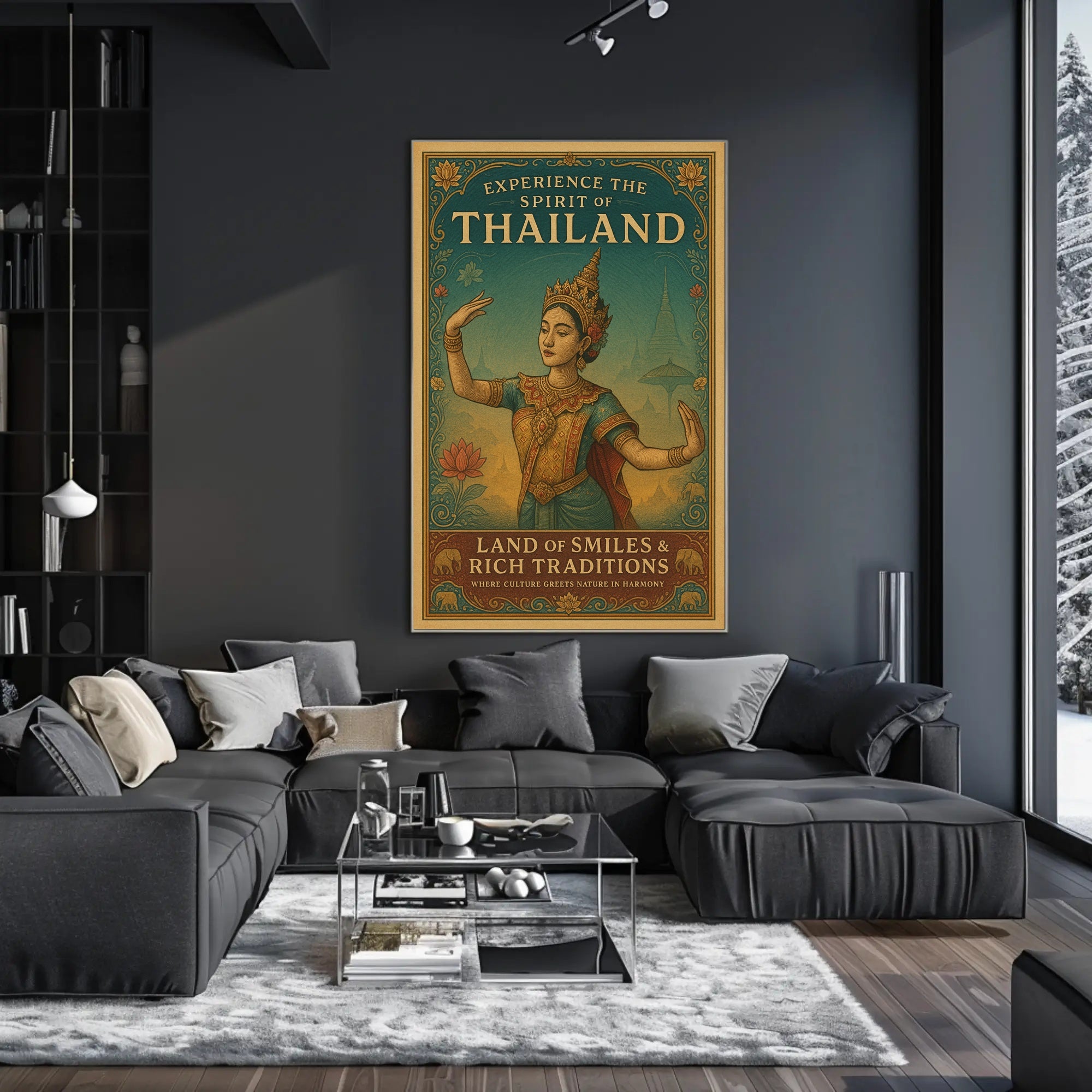 Thailand's Cultural Richness Travel Poster