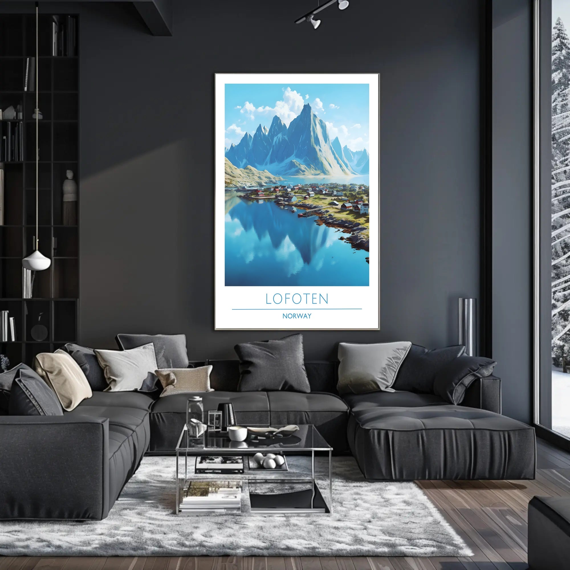 Lofoten Scenic View Poster